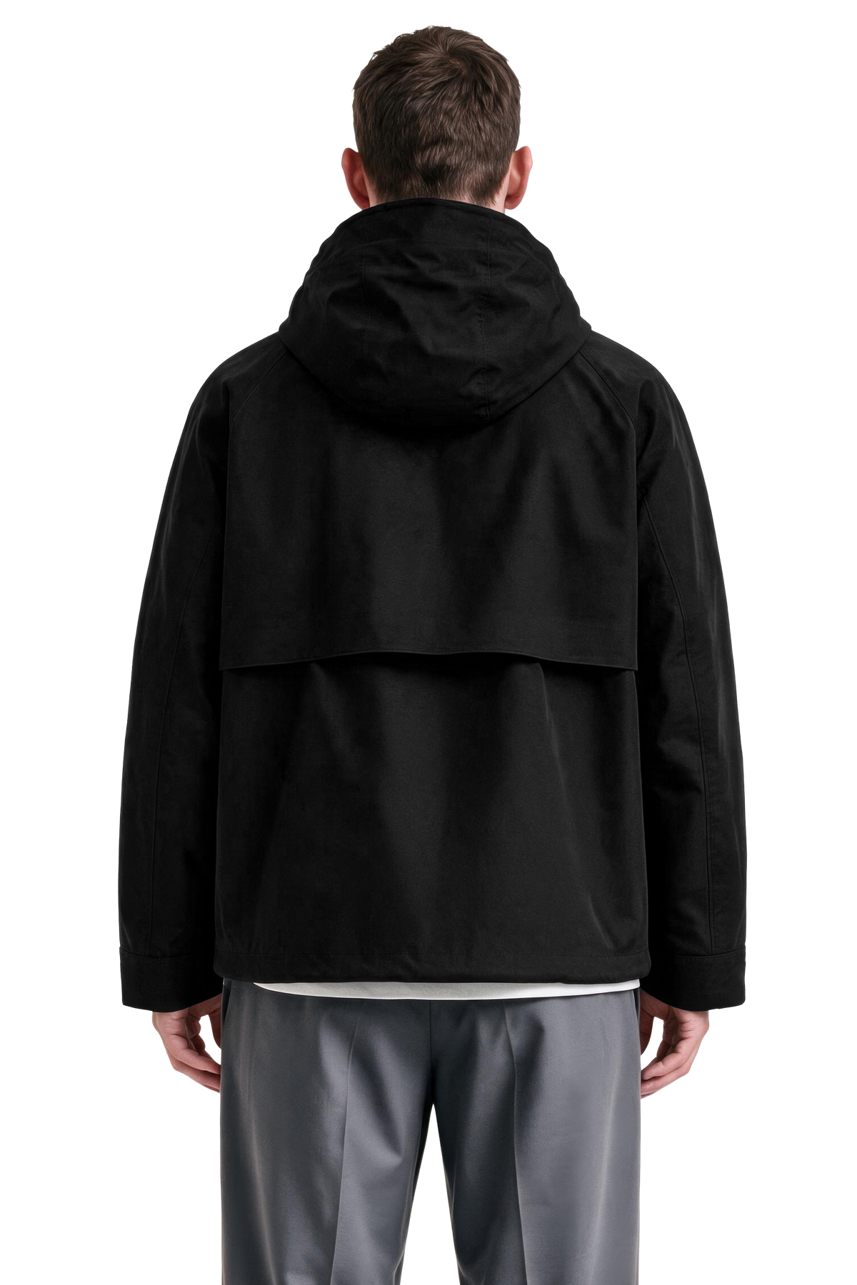 LARET SHELL JACKET MEN Black — model back