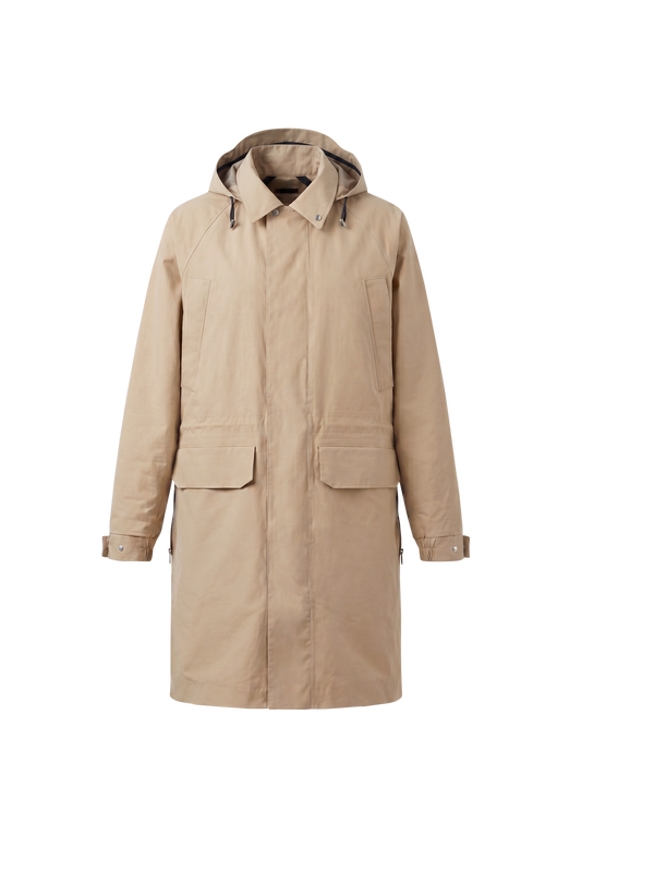 BARGIS SHELL JACKET MEN in Beige — product front