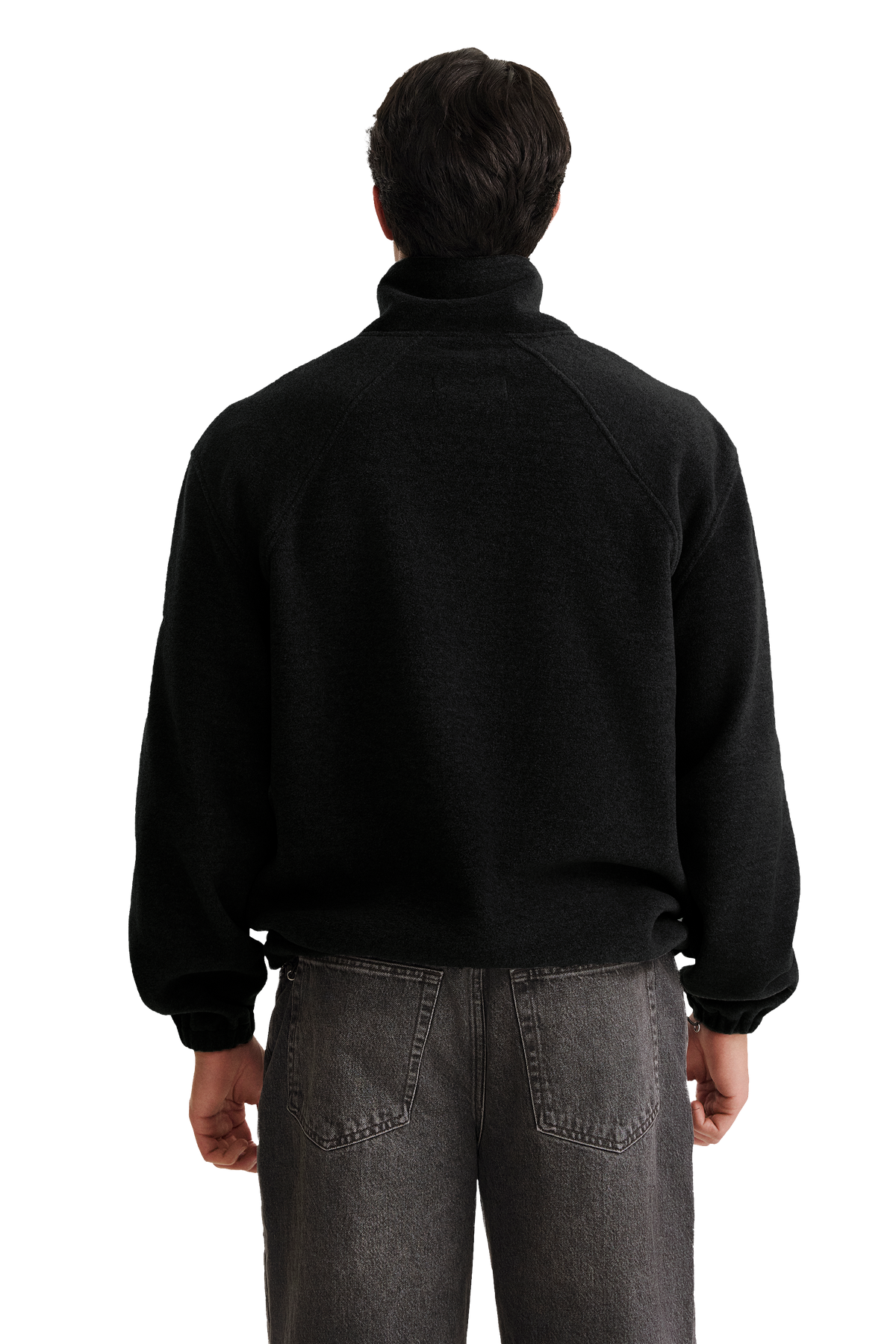 Albris Fleece Black model back