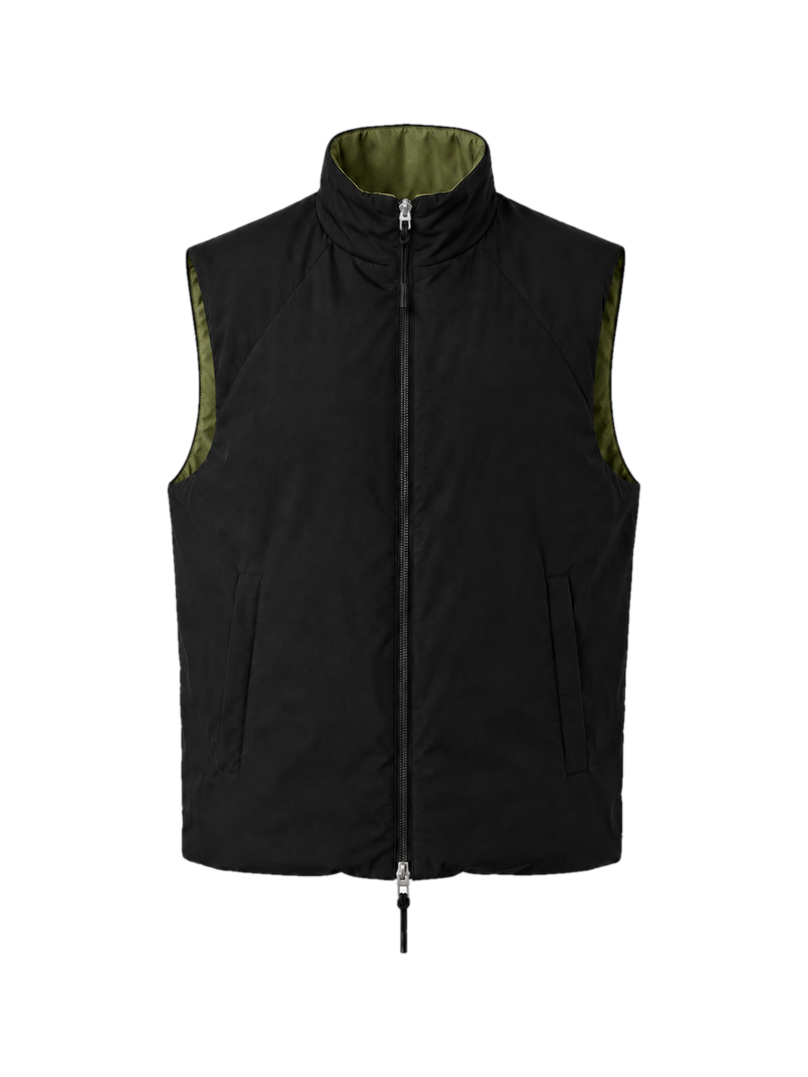 ALVIER LIGHT VEST MEN in Black/Green — product front
