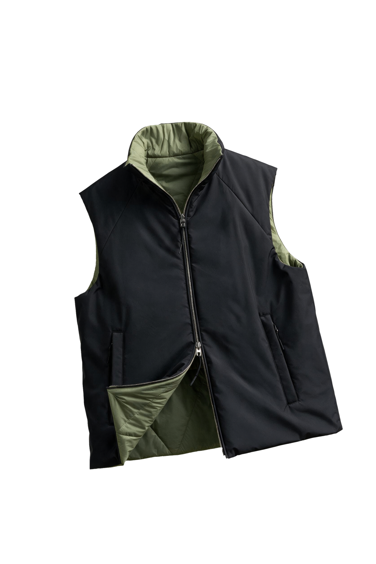 ALVIER LIGHT VEST MEN | Black/Green | hero