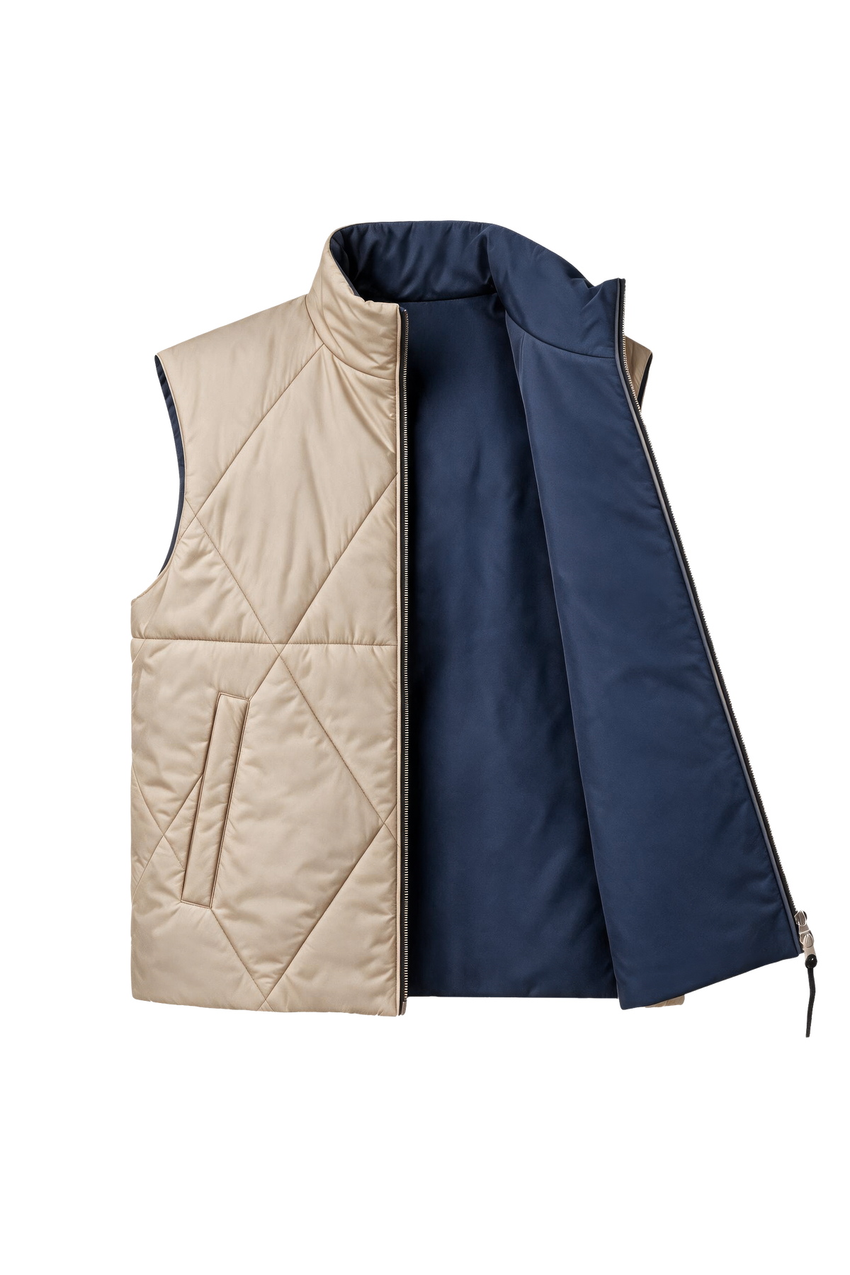 Alvier Navy-Beige BEIGE Product Inside