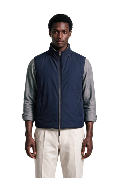 Alvier Navy-Beige NVY Model Side