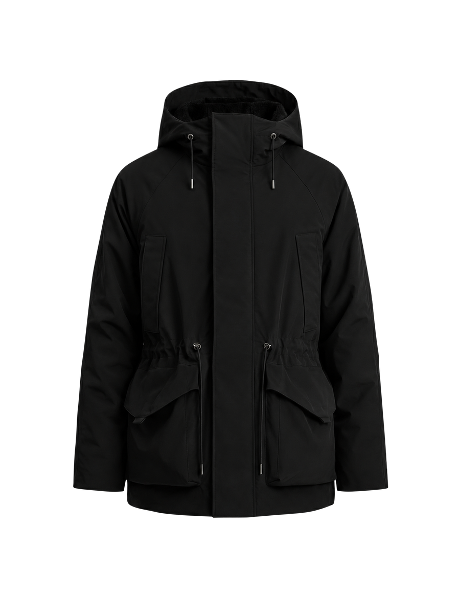 BEVERIN LIGHT MEN PARKA in Black — product front