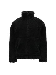 CLARIDEN SHERPA JACKET in Black — product front