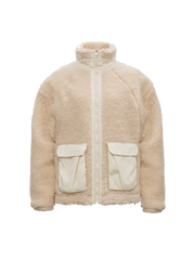 JULIER SHERPA JACKET in Off-White — product front
