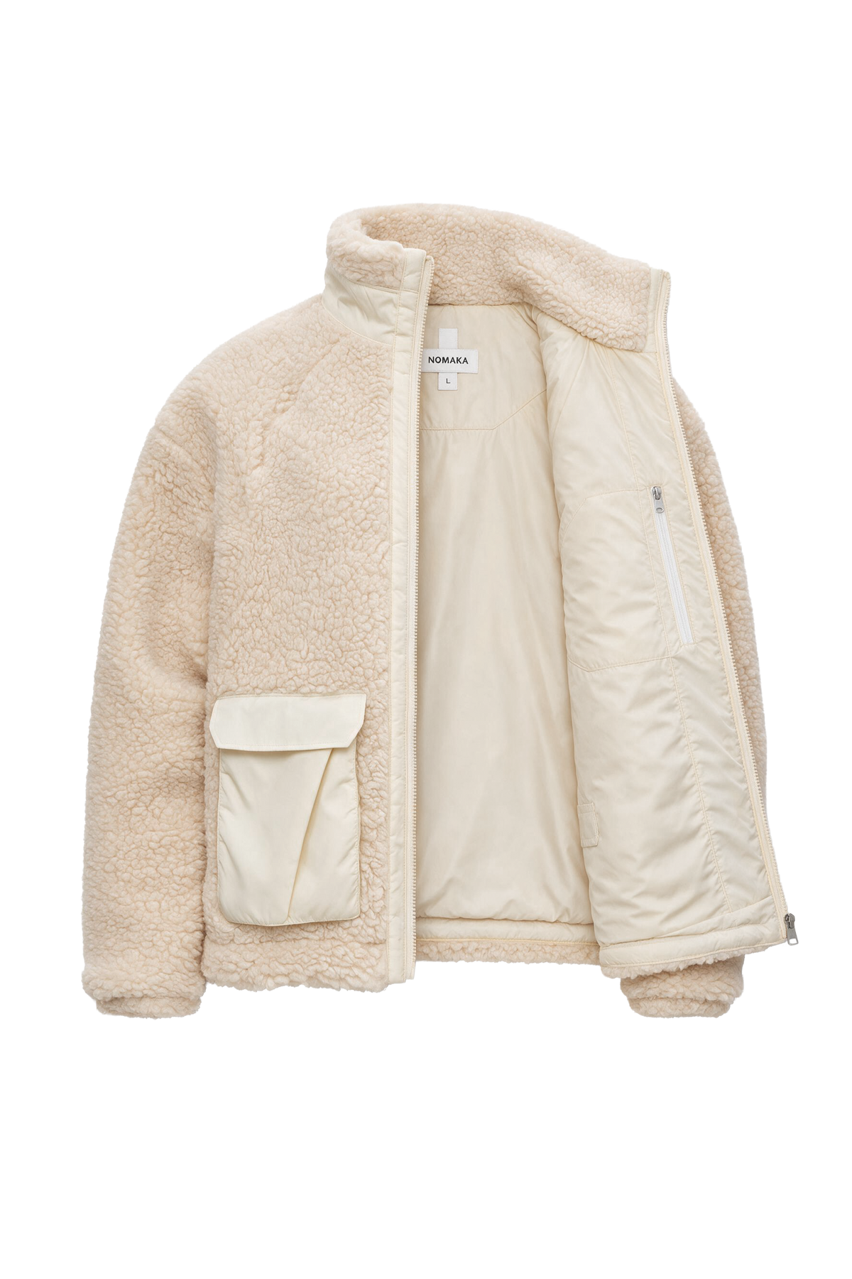 JULIER SHERPA JACKET (second draft) | Off-White | hero