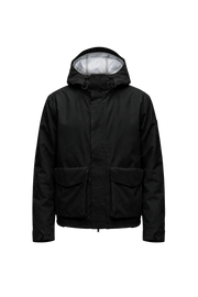 LARET SHELL JACKET MEN Black — product front