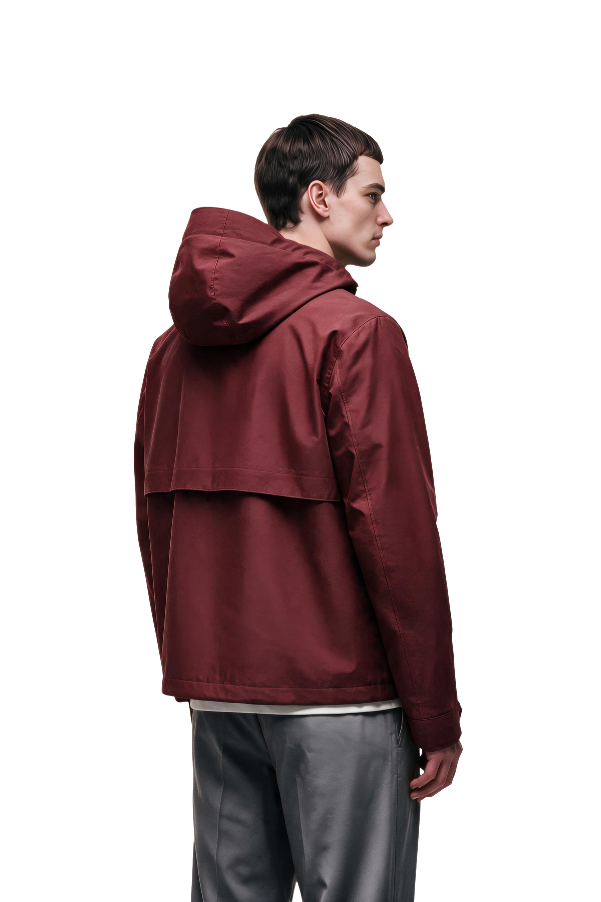 LARET SHELL JACKET MEN Dark red — detail 2