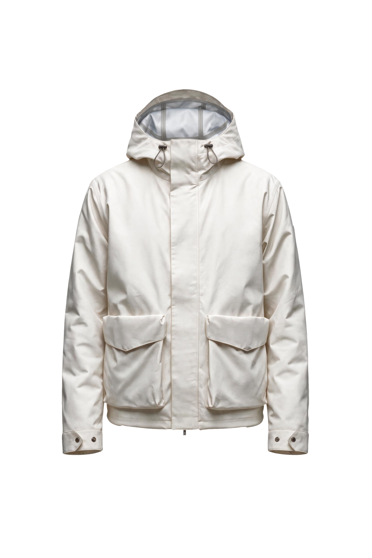 LARET SHELL JACKET MEN White — product front