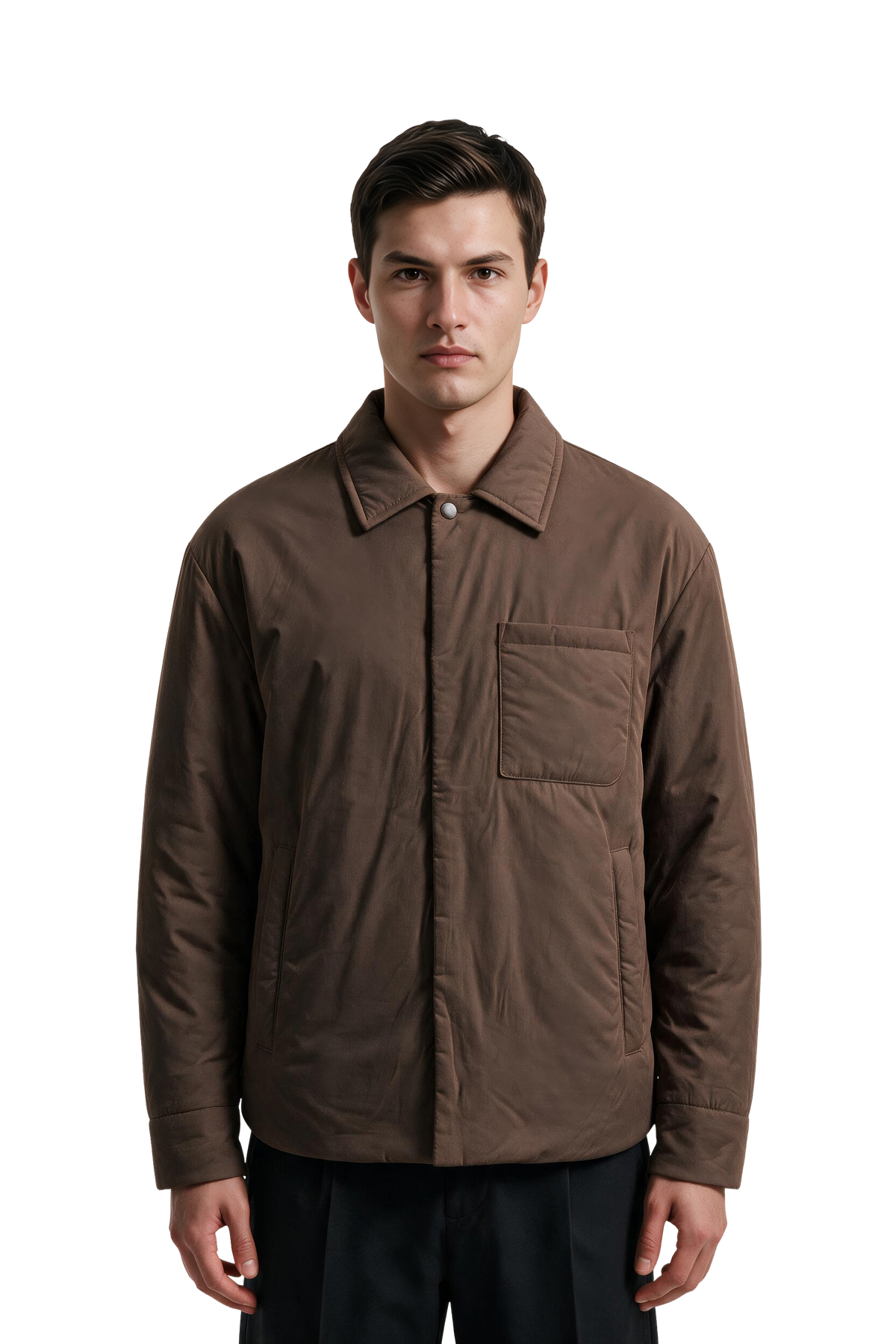 VIAL_Brown_Model_Front
