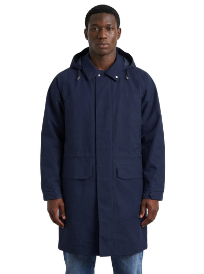 BARGIS SHELL JACKET MEN in Navy — model front