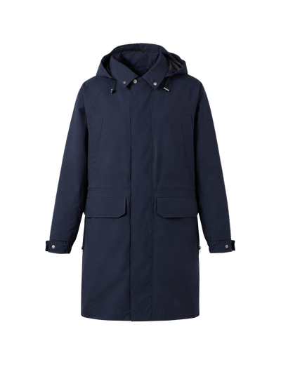 BARGIS SHELL JACKET MEN in Navy — product front