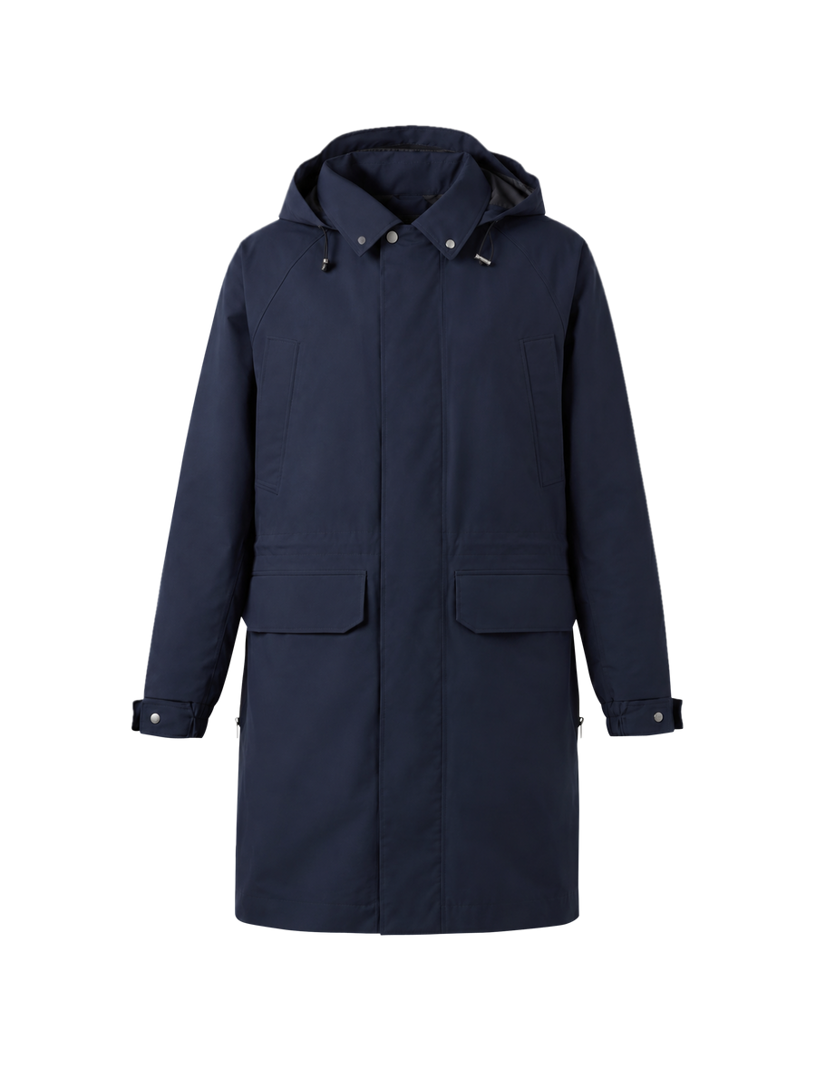 BARGIS SHELL JACKET MEN in Navy — product front